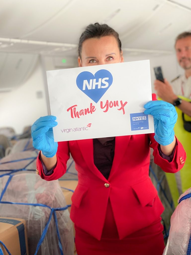 Virgin Atlantic to Deliver Over 43 million Items of PPE and Medical Supplies to the UK from China