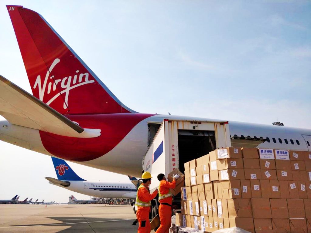Virgin Atlantic to Deliver Over 43 million Items of PPE and Medical Supplies to the UK from China
