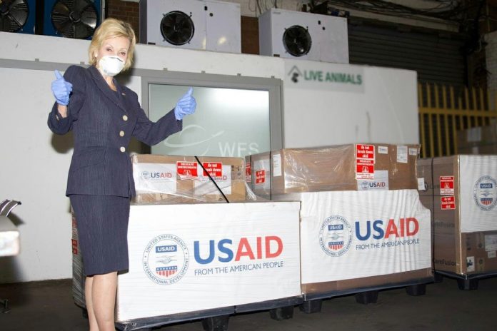 WFS welcomes U.S. Ambassador to oversee arrival of ventilators in Johannesburg as part of $40 million of COVID-19 support for South Africa