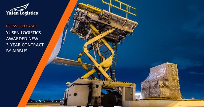 Airbus Awards Yusen Logistics Contract to Manage Air and Ocean Transport for their US A320 Final Assembly Line Airbus Awards Yusen Logistics Contract to Manage Air and Ocean Transport for their US A320 Final Assembly Line