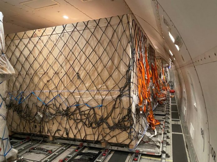AirBridgeCargo Airlines transports vaccine manufacturing equipment to ramp up production capacity of up to 600,000 vials per day Airbridgecargo