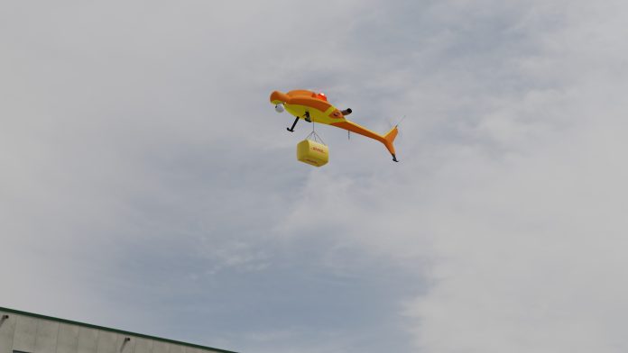 1 Artist's impression of cargo drone DHL Express