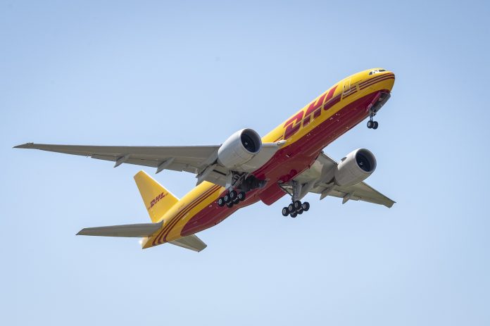 DHL GoGreen Plus Service To Reduce Carbon Emissions DHL Express Airplane