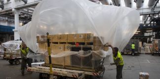 Lufthansa Cargo Plastic Film