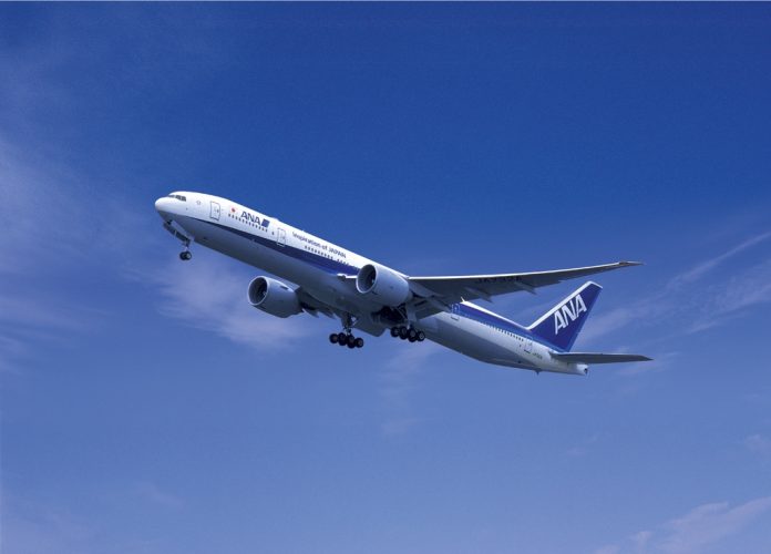 AllNipponAirwaysB777300ERinflight WFS ANA Nouvelair