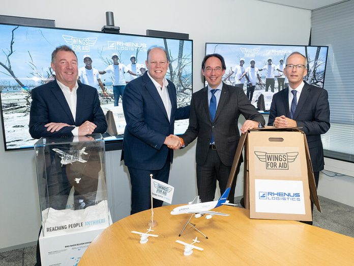 RHENUS FLIES TO CRISIS ZONES WITH WINGS FOR AID
